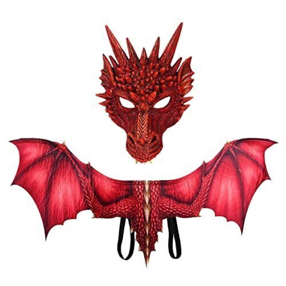 8110 Dragon Wings Mask Costume Devil Adult Bat Wing for Halloween Party